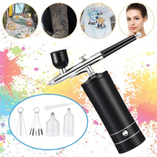 Cordless Airbrush Kit with Compressor Handheld Rechargeable Air Brush Gun Kit UK