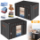 2x 100L Large Clothes Storage Boxes Underbed Wardrobe Organiser Blanket Duvet 2
