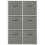 Charles Jacobs (6 Grey Drawers) Charles Jacobs Grey 6 Cube Open Book Shelf Storage Unit 3