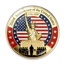 Anstecknadel zum 250. Jahrestag des amerikanischen-Silber 1