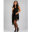 Black Feather Boa with Gold Tinsel 45g 2m Flapper 2
