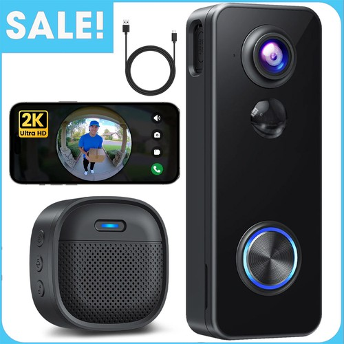 Smart WiFi Wireless Video Doorbell Security Streaming Camera Door Bell Intercom 1