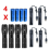 4 Pack Ultra Bright LED Flashlight High Power Torch USB Rechargeable Work Light 2