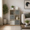 Charles Jacobs (3 Grey Drawers) Charles Jacobs Oak 6 Cube Open Book Shelf Storage Unit 2