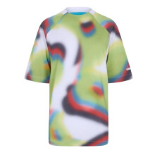 (8 UK, Green/Multicoloured) Diadora Womens/Ladies Abstract Crew Neck T-Shirt