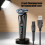 Base d'alimentation noire mate pour toiletteur électrique, 5