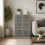 Charles Jacobs (6 Grey Drawers) Charles Jacobs Oak 6 Cube Open Book Shelf Storage Unit 2