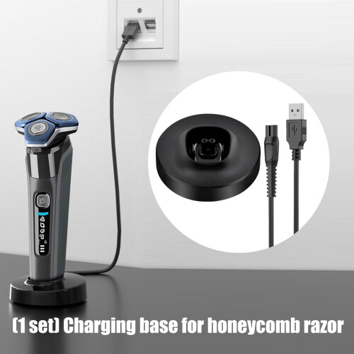 Base d'alimentation noire mate pour toiletteur électrique, 1