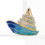 Broche de poitrine créative en forme de bateau, cadeau pour un 6
