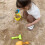 ensemble de jouets de sable vibrant 8PCS pour la plage-Rose 11