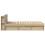 VidaXL vidaXL Bed Frame with Storage Sonoma Oak 75 x 190 cm Engineered Wood 2