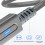 Câble d'alimentation durable de type C vers WiiU doté d'une 5