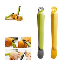 Lot de 2 outils de cuisine multifonctionnels pour peler les fruits, éplucheur d'oranges en plastique, outil pour peler les agrumes