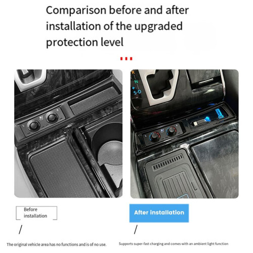 For  Alphard/Vellfire Center Console USB Super Fast Charging with Pull-Out Cable USB Fast Charging 40 Serie