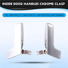 1Pair Metal Chrome Inner Door Handle Opener Buckle 2047201171 2047202763 for - W204 X204 08-15 2047202663 B