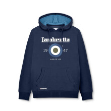 (L, Navy) Lambretta Unisex Adult Target Hoodie
