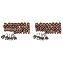 102St Sandpappersring Sliphuvud Sandpappersrulle Metall Rostborttagning Polering Rund Spela DIY-Slipskiva