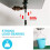 Adhesive Security Plate with Slot for Cables to Lock Down Laptops, Tablets, Monitors and Other Devices (Silver 4 Pack) 6