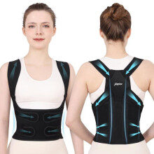 Correcteur de posture pour femmes, ceinture de soutien lombaire pour hommes, correcteur de posture dorsal - M
