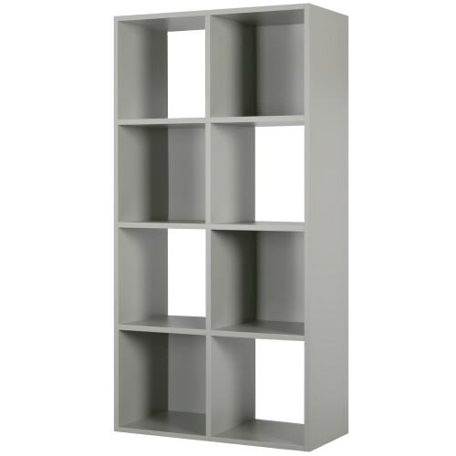 Charles Jacobs (No Drawers) Charles Jacobs Grey 8 Cube Open Book Shelf Storage Unit 2