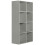 Charles Jacobs (No Drawers) Charles Jacobs Grey 8 Cube Open Book Shelf Storage Unit 5