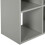 Charles Jacobs (No Drawers) Charles Jacobs Grey 8 Cube Open Book Shelf Storage Unit 9