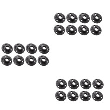 1/2 Inches Malleable Cast Iron Pipe Flange, 1/2 Inches Black Pipe Threaded Pipe Nipples, 24 Pcs