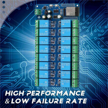 2X 16 Channel Relay Module DC5-12V Power Supply ESP32 Development Board ESP32-WROOM Secondary Development Module