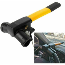 Antivol de volant de voiture, verrou de sécurité rétractable universel pour volants de voiture, barre antivol en forme de T
