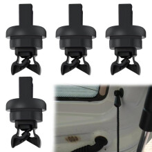 Hutablagenclips, Autoclips, 4 Stück, schwarz, 7705099001, Hutablagenclips kompatibel mit Renault Clio 5