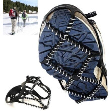 paire de crampons antidérapants universels pour raquettes à neige, dispositif de traction pour la randonnée, la marche et le jogging.