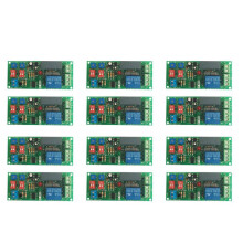 12St Dual Justerbar CykelföRdröJning Timing Relä Repeat på OFF OäNdlig Loop Timer Modul AC 100V 110V 240V
