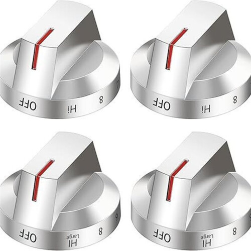 5pcs DG94-03500AA DG94-03500AU Gas Stove Knobs Replacements,Gas Range Control Knob Replacement for