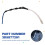 3D5877201 Car Front Left Sunroof Drain Hose for 5