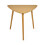 Athena Light Oak Triangular 3 Seater Dining Table 2