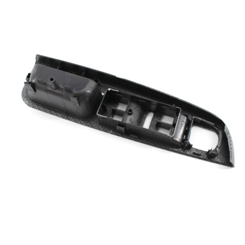4X Side Grab Handle Carbon Fiber Door Window  Control Panel Cover Trims Frame for  MK5  5 2005-2009 1