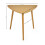 Athena Light Oak Triangular 3 Seater Dining Table 6