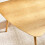 Athena Light Oak Triangular 3 Seater Dining Table 7