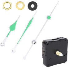 Kit de remplacement de mécanisme d'horloge à quartz, pièces de réparation d'horloge murale à faire soi-même avec moteur et