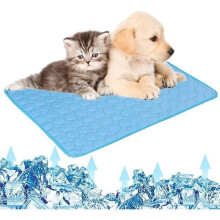 Tapis rafraîchissant portable pour chien, tapis rafraîchissant lavable pour animaux de compagnie, tapis pour chien et chat (50x60cm)
