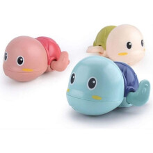 Badezimmerspielzeug – Kleine mechanische Schildkröte – Schwimmend – Pädagogisch wertvoll – Unisex – Ab 24 Monaten