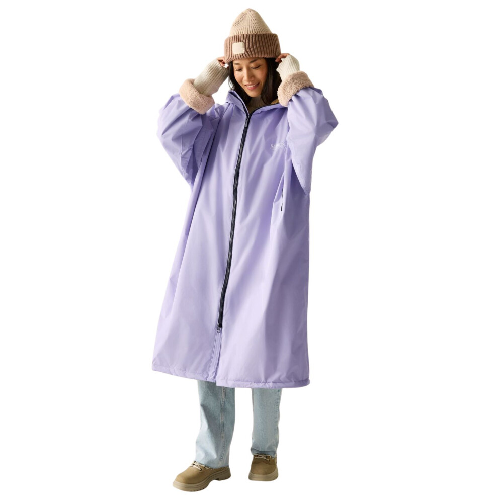 Regatta (Sm, Pansy/Biscot) Outdoor Active Unisex Waterproof Zip Beach Surfing Changing Robe
