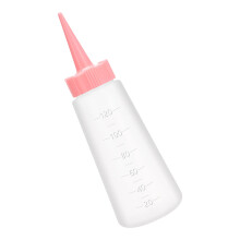 Bouteille applicateur de cheveux Ă pression douce de 120ml,-Rose