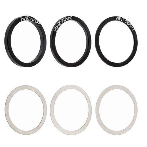 6 supports de pédalier de vélo, rondelle de-Ensemble de 24MM