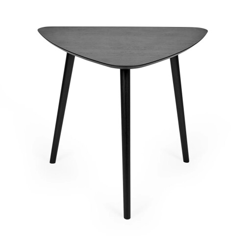 Athena Black Triangular 3 Seater Dining Table 1