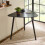 Athena Black Triangular 3 Seater Dining Table 1