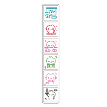 Kreative Sechs-Muster-Stempel,-Arbeitsprotokoll
