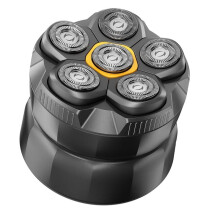 Rasoir Électrique pour Tête pour Hommes Chauves, Lames Magnétiques 6D, Tondeuse à Cheveux, LED, Étanche, Coupe des Poils Du Visage