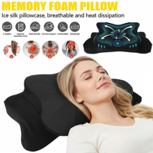 Ergonomic Memory Foam Pillow For Cervical Neck Shoulder Orthopedic Pain Relief