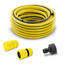 KÄRCHER Hochdruckreiniger-Schlauchset - 10 m Schlauch + Wasserhahnanschluss + 2 Schlauchverschraubungen (einschließlich 1 Aqua Stop)